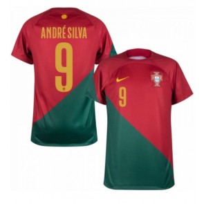Portugal Andre Silva #9 Hjemmebanetrøje VM 2022 Kort ærmer